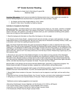 Summer Reading 2016 FCA 10