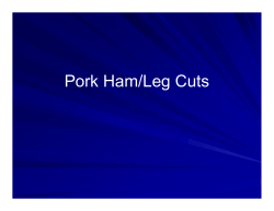 Pork Ham/Leg Cuts