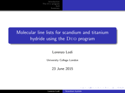 Molecular line lists for scandium and titanium