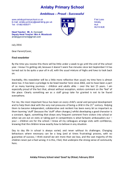 anlaby junior school - Anlaby Primary School