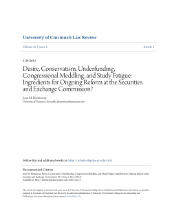 Desire, Conservatism, Underfunding, Congressional Meddling, and