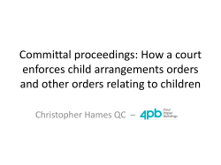 Committal proceedings - White Paper Documents