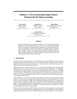 a Next-Generation Open Source Framework for Deep Learning