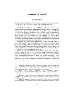 Prosecution (is) Complex