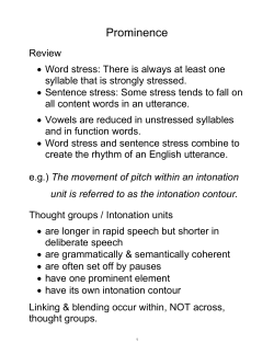 Prominence - MIT OpenCourseWare