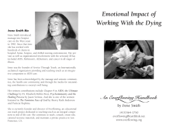 Emotional Impact of Working With the Dying