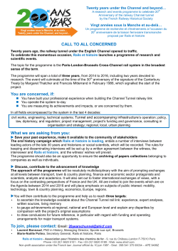 CALL TO ALL CONCERNED You are concerned, if