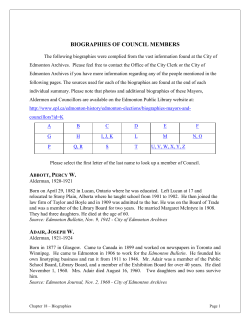 Councillor Biographies
