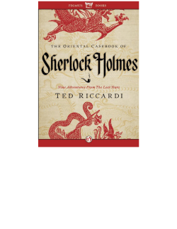 THE ORIENTAL CASEBOOK OF Sherlock Holmes