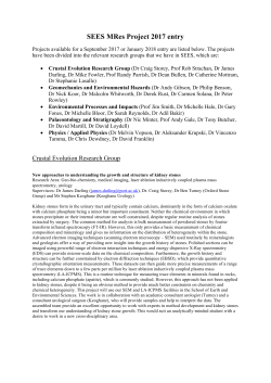 School of Earth and Environmental Sciences