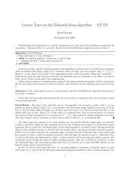 Lecture Notes on the Edmonds/Karp algorithm &mdash; CS 570