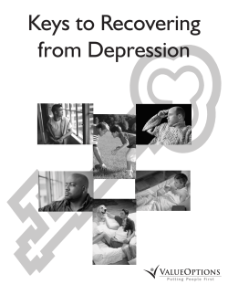 Keys to Recovering from Depression