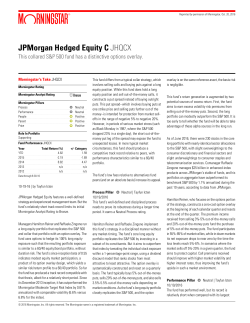 JPMorgan Hedged Equity C JHQCX
