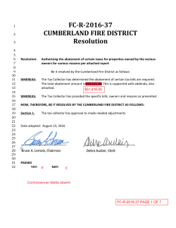 FC-R-2016-37 July Abatement Request