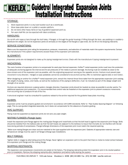 Installation Instructions - Guidetrol Expansion Joints.pub - Flex-Weld