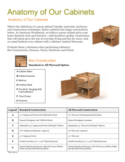 Anatomy of Our Cabinets