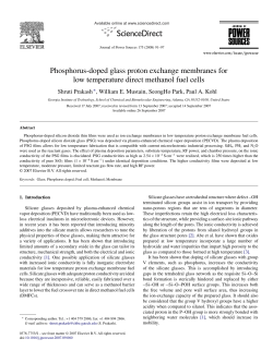 Phosphorus-doped glass proton exchange