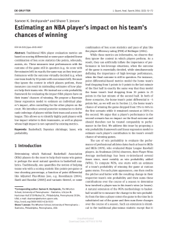 Sameer K. Deshpande* and Shane T. Jensen