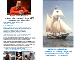 Schooner WOLF Waves of ChangeNHF Nachito Herrera Foundation