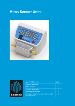 datasheet - Dolomite Microfluidics