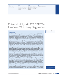 Potential of hybrid V/P SPECT&ndash; low-dose CT in lung