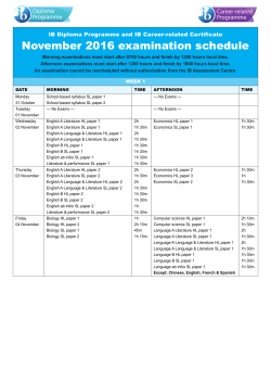 Examination schedule Nov 2016.indd