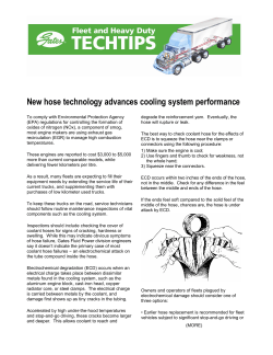 New hose technology advances cooling system