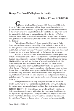 George MacDonald`s Boyhood in Huntly [end of page 4] [5]