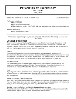 Syllabus - Carleton College