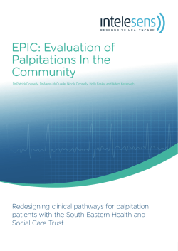 EPIC: Evaluation of Palpitations In the Community