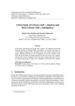 (Fuzzy) Soft &tau;-Algebras and their f-(Fuzzy)