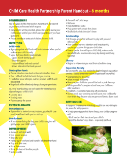 6 Month - Healthy Child Care America