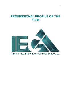 perfil profesional de la firma