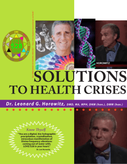 Dr. Horowitz`s-press-kit, 2017