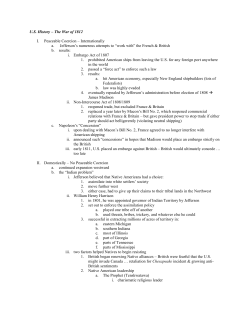 APUSH &ndash; Road to Revolution