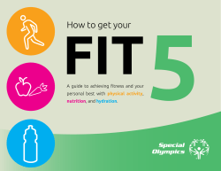 get your FIT 5 - Special Olympics