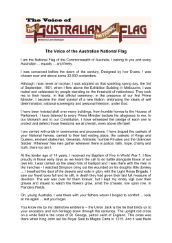 The Voice of the Australian National Flag