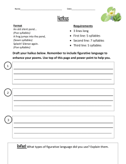 Poem Drafting Guide