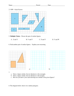2.3 HW&mdash;Scale Factors 5. Multiple Choice. Ch