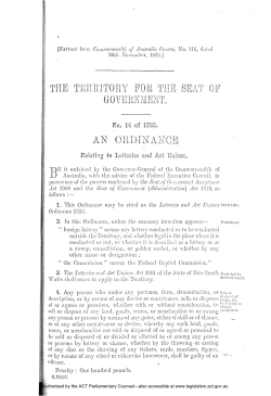 THE TERRITORY FOE THE SEAT OF GOVERNMENT. AN