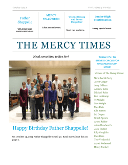 October 2014 - Mercy Montessori