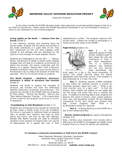 RVOEP Classroom Programs