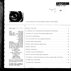 Artforum: Special Film Issue