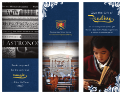 the Gift of Reading