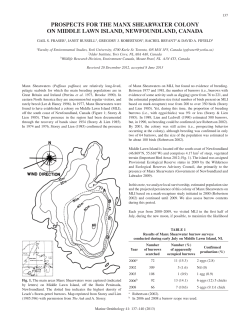 Marine Ornithology 41: 137&ndash;140