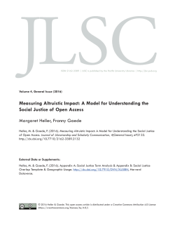 Measuring Altruistic Impact: A Model for Understanding the Social