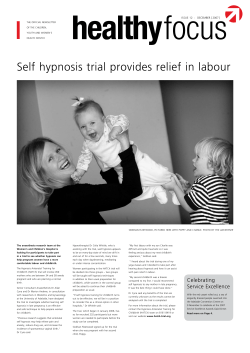 Issue 12 - Women`s and Children`s Health Network