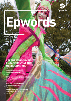Autumn 2016 - Epworth HealthCare