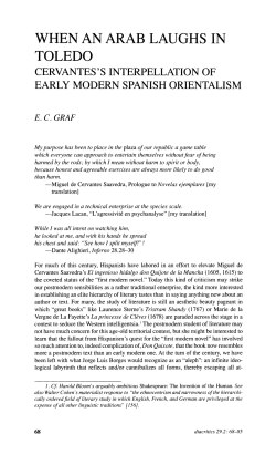cervantes`s interpellation of early modern spanish orientalism