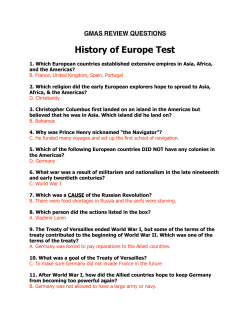 GMAS Master Review Questions